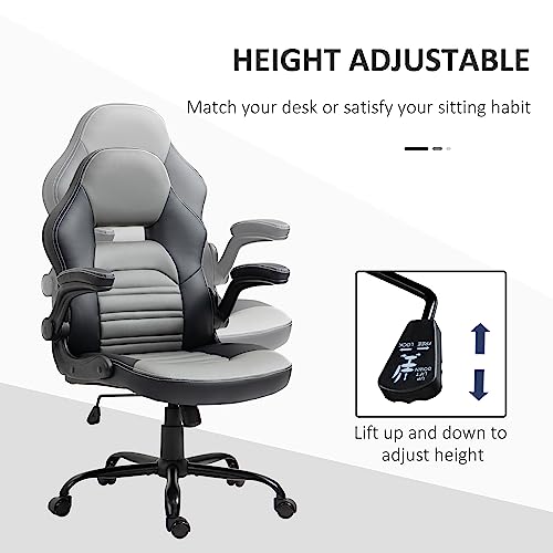 Vinsetto Big and Tall Executive Office Chair with Wide Seat, Computer Desk Chair with High Back Diamond Stitching, Adjustable Height & Swivel Wheels, Black