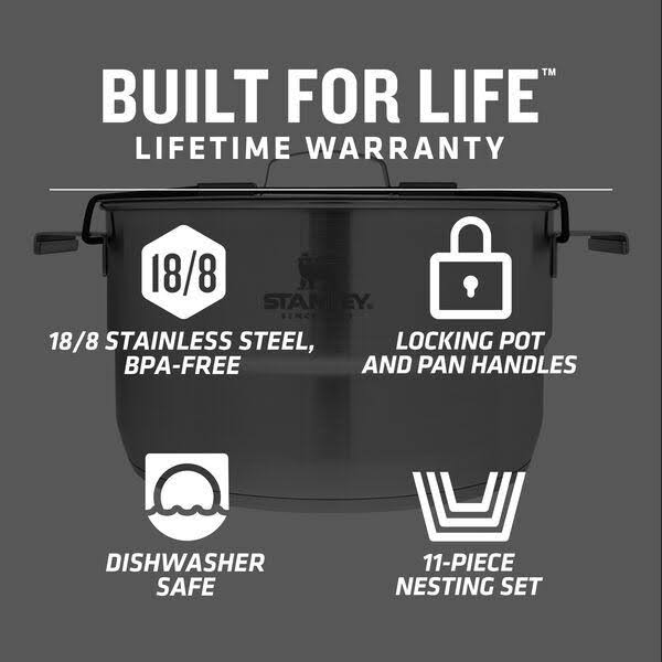 Stanley Adventure Even-heat Camp Pro Cook Set