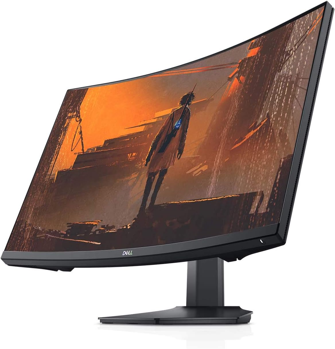 Dell 144Hz Gaming 27 Inch Curved Monitor with FHD (1920 x 1080) Display, Nvidia G-Sync and AMD FreeSync HDMI, DisplayPort, VESA Certified, Gray - S2721HGF
