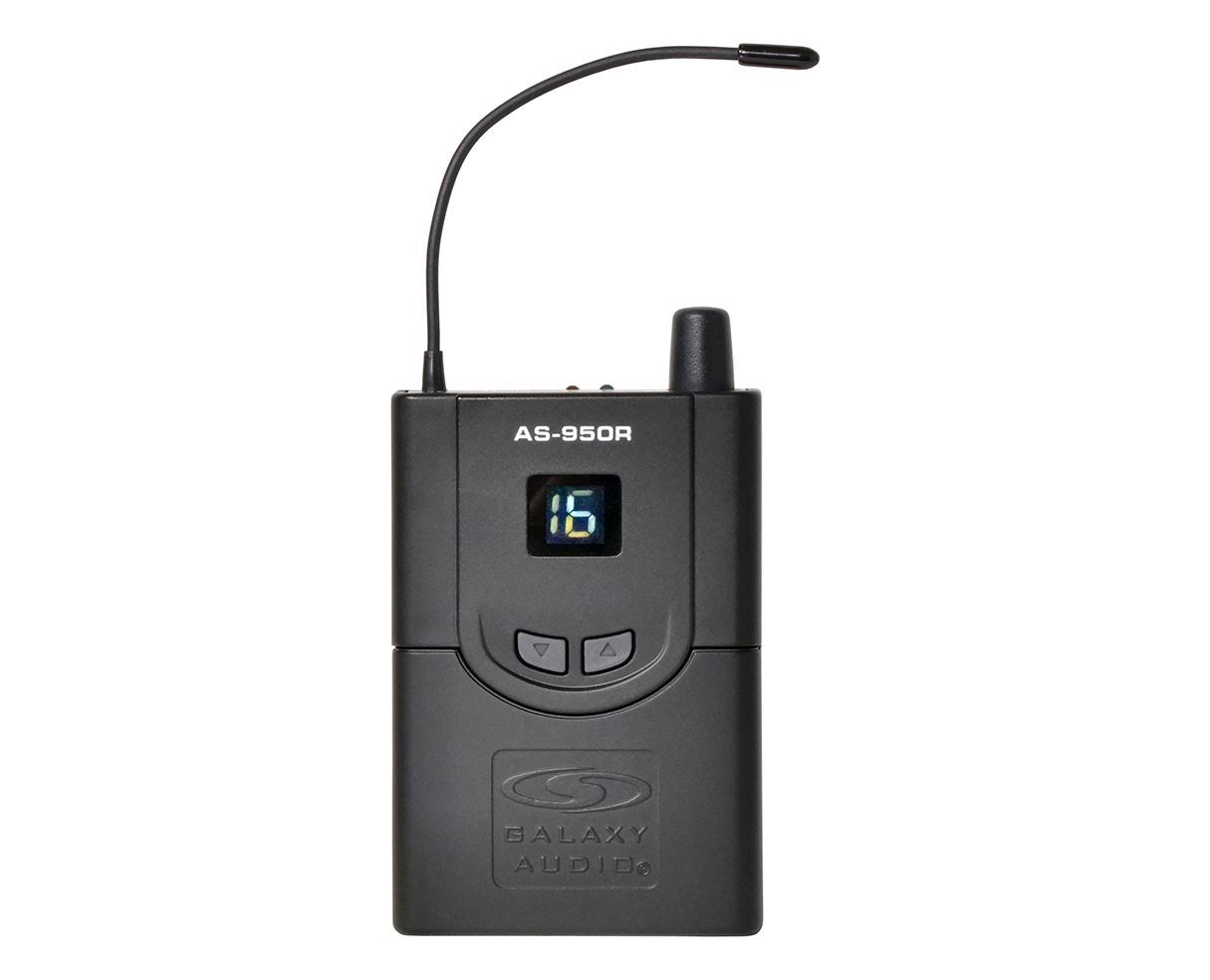 Galaxy Audio AS-950 In-Ear Wireless System 470-789 MHz Black