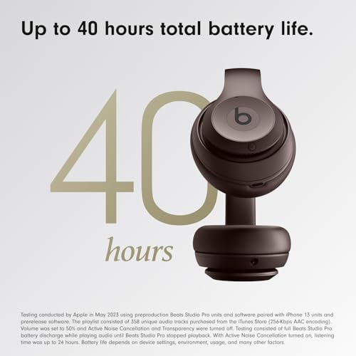 Beats Studio Pro - Wireless Bluetooth Noise Cancelling Headphones - Black (Renewed)