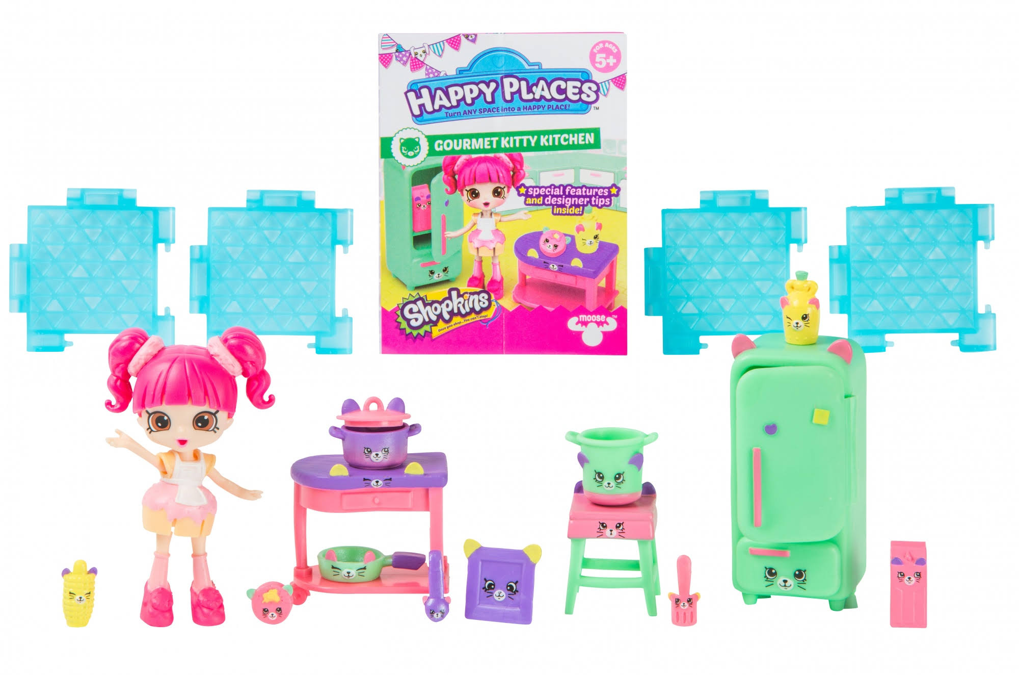Shopkins Season 3 Happy places Welcome Pack - Gourmet Kitty Kitchen