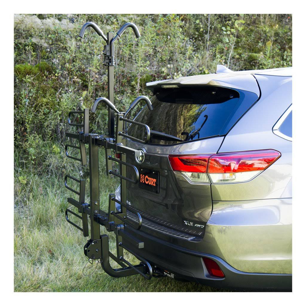 Curt 18087 Tray-Style Hitch-Mounted Bike Rack