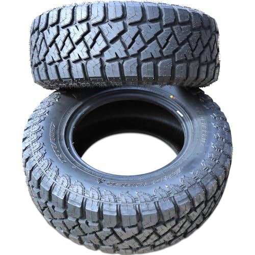Wildtraxx R/T All-Terrain Mud Off-Road Light Truck Radial Tire-35X12.50R20LT 35X12.50X20 35X12.50-20 126R Load Range F LRF 12-Ply BSW Black Side Wall