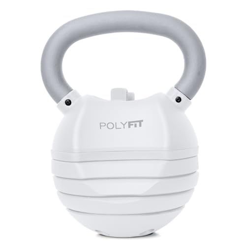 Polyfit Adjustable Kettlebell Set | 30/40/50 lbs | Kettlebell Weights for Home Gym