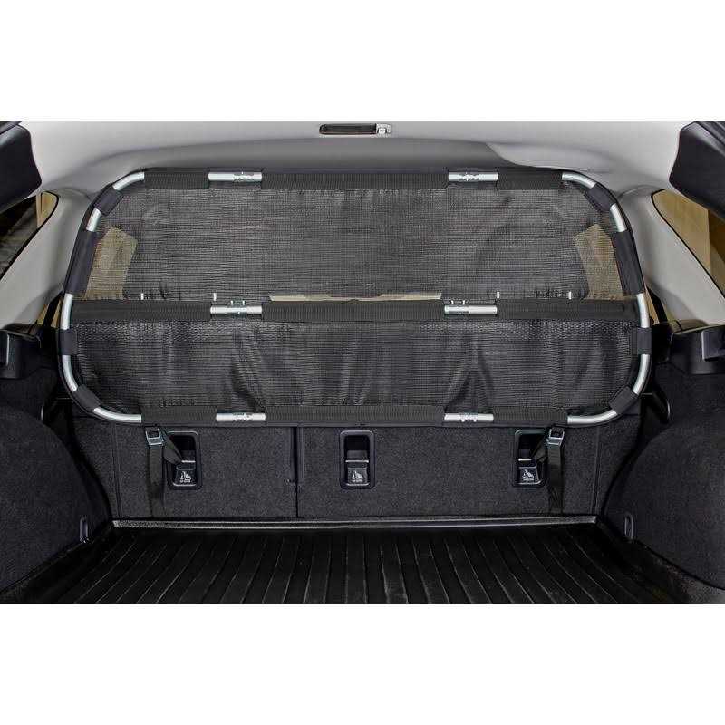 Bushwhacker Cargo Area Dog Barrier for CUV &amp; Mid-Sized SUV 46 Wide Hatchback Pet Divider Crossover Vehicle Car Net Mesh Travel - Pet Supplies online store