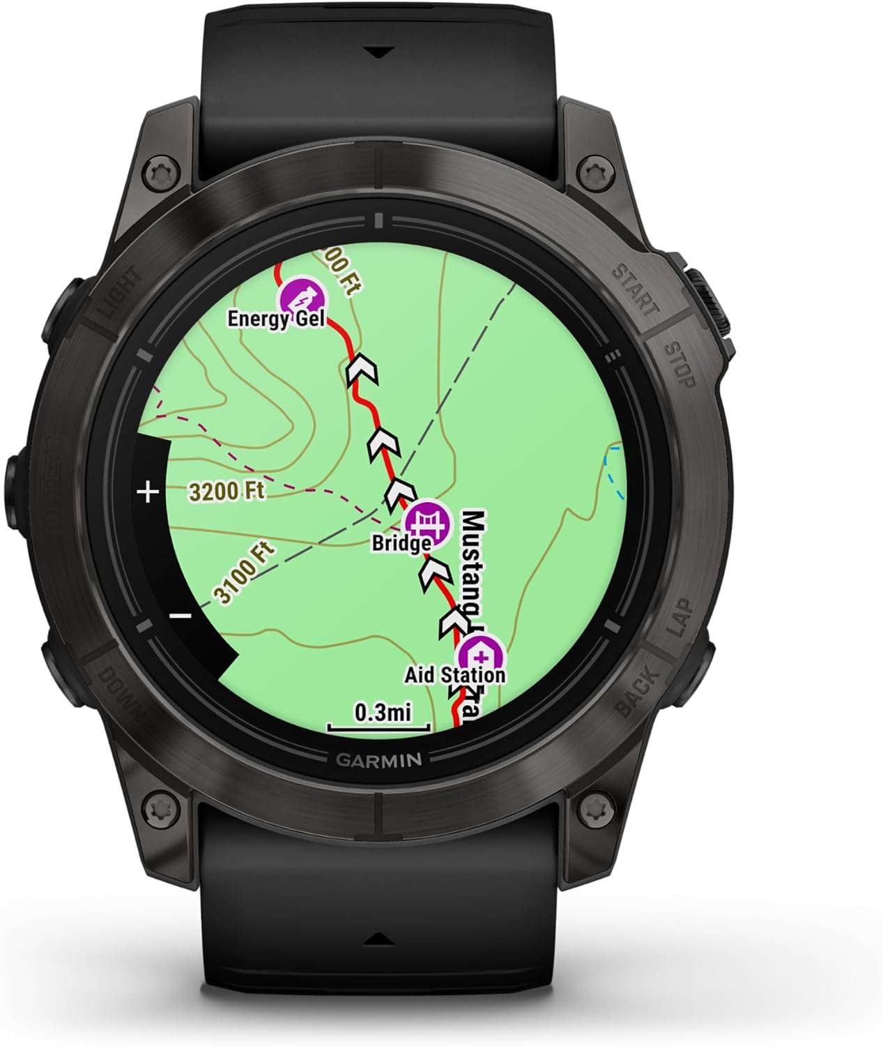 Epix Pro Gen 2 Sapphire Titanium 51 mm Watch, AMOLED Display, Up to 31 Days Battery Life, Multisport & Outdoor GPS Smartwatch Bundle, Compatible with Garmin