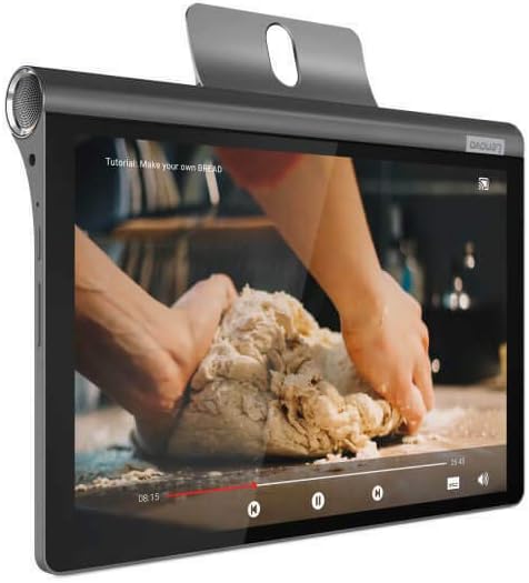 Lenovo Yoga Smart Tab, 10.1" FHD Android Tablet, Octa-Core Processor, 64GB Storage, 4GB RAM, Iron Grey, ZA3V0005US