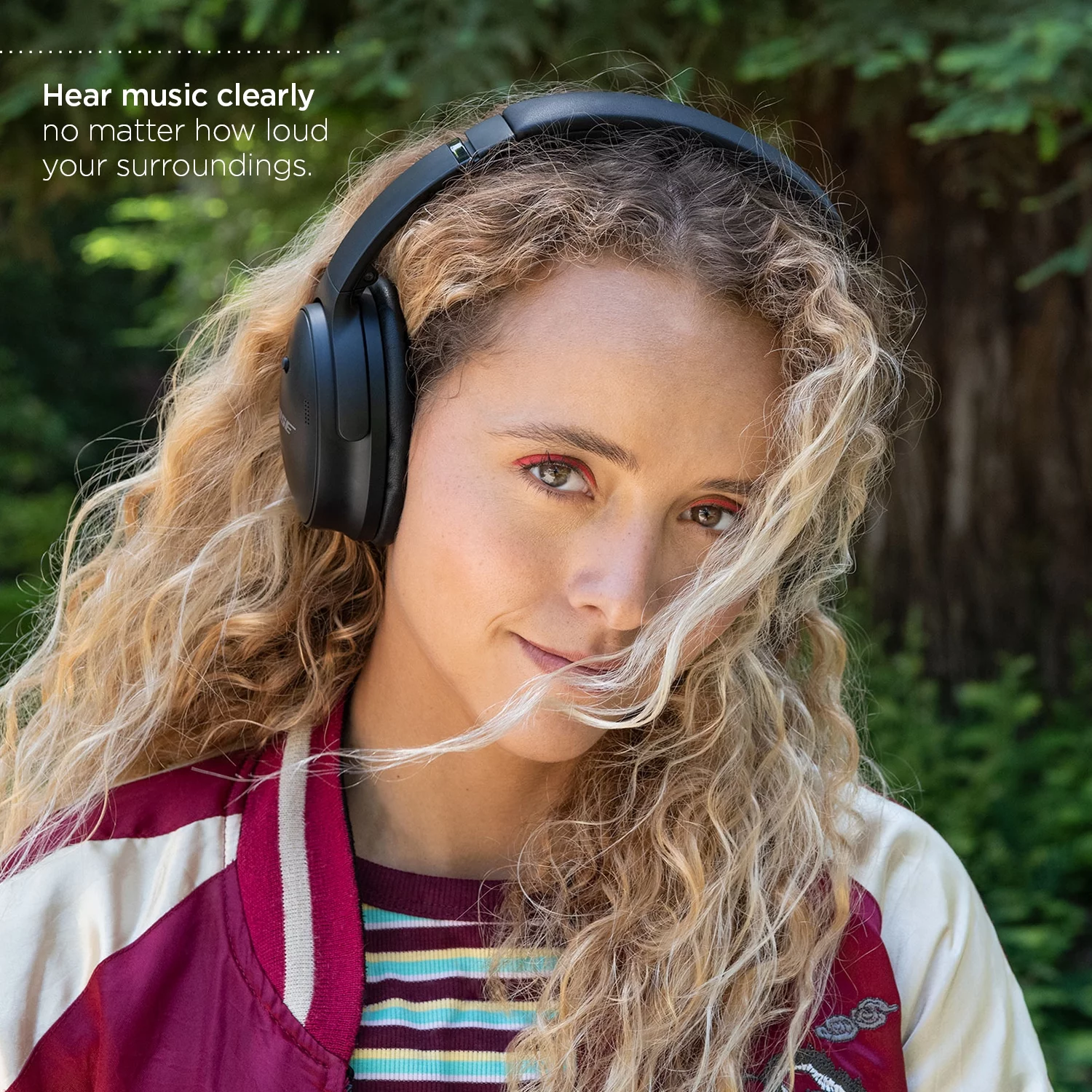 Bose QuietComfort 45 Headphones Noise Cancelling Over-Ear Wireless Bluetooth Earphones, Black