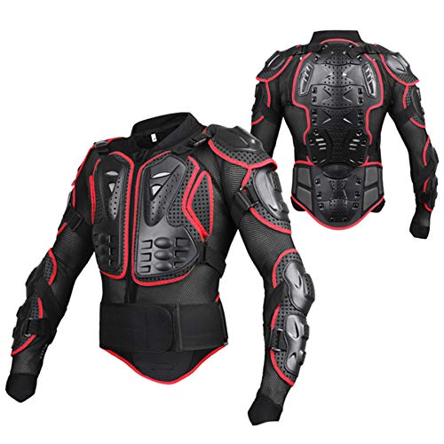 Dirt Bike Chest Protector,Motorcycle Full Body Armor Protective Jacket Motorbike Chest Protector Motocross Armour Armor Racing Clothing Protection Gear with Back Protection Men Women