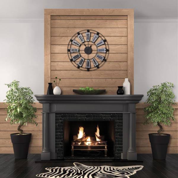 1 in. x 4 in. x 8 ft. Barn Wood Light Brown Pine Trim Board (4-Pack)