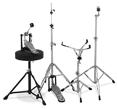 Pacific Drums Center Stage Complete Drumkit, 5 Drum Set, Iridescent Black Sparkle, 7x10, 8x12, 14x16 Floor, 16x22 Kick, 5x14 Snare (PDCE2215KTIB)