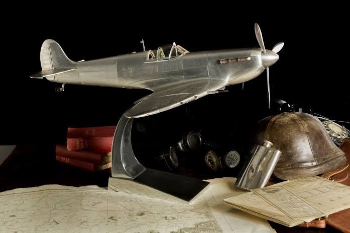 Spitfire Aircraft Replica Model Airplane by Authentic Models by Authentic Models
