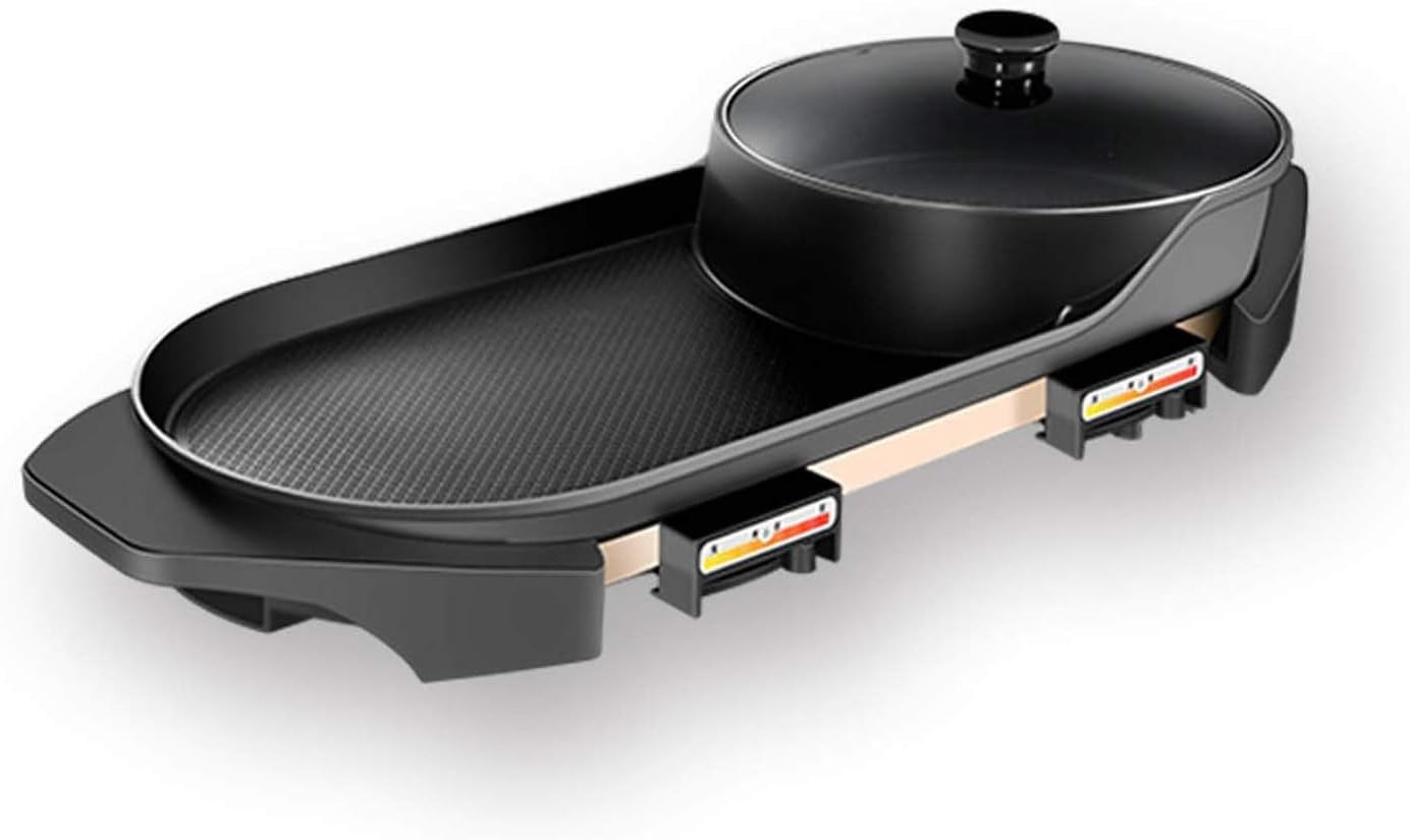 Barbecue Grill Multifunction Electric Grill Electric Grill Korean Style Baking Pan Smokeless Electric Grill Non-Stick Hot Pot Appliances Multi-Function Roast One Pot 110V - 240V