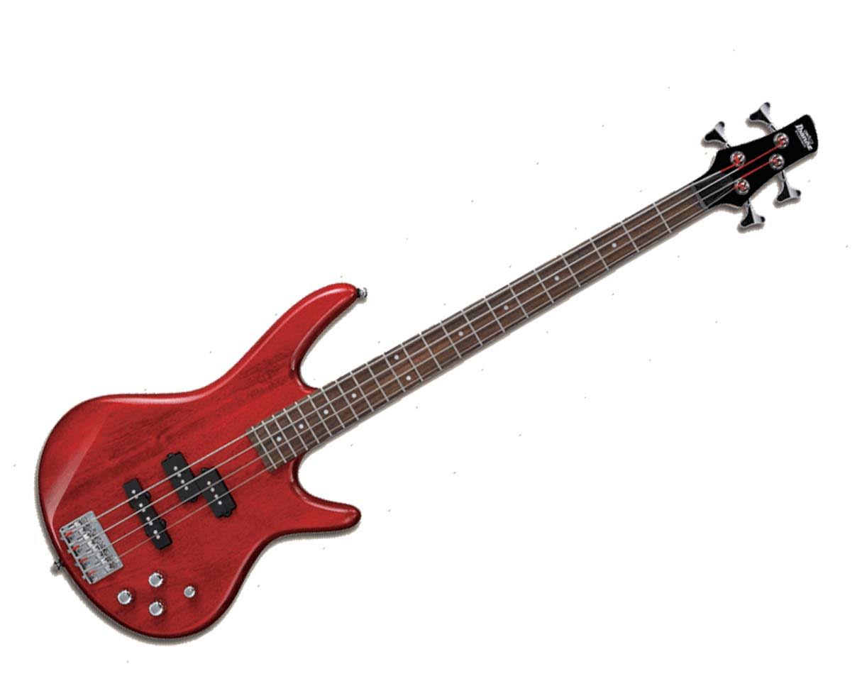 Ibanez GSR200TR Electric Bass Guitar, Transparent Red