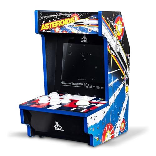Arcade Classics - WWE Counter Series Game Machine, 4 Games, 8" Liquid Crystal Screen - Mini Cabinet, Portable Gaming, Retro, Countertop Console, Basement Decoration, Man Cave