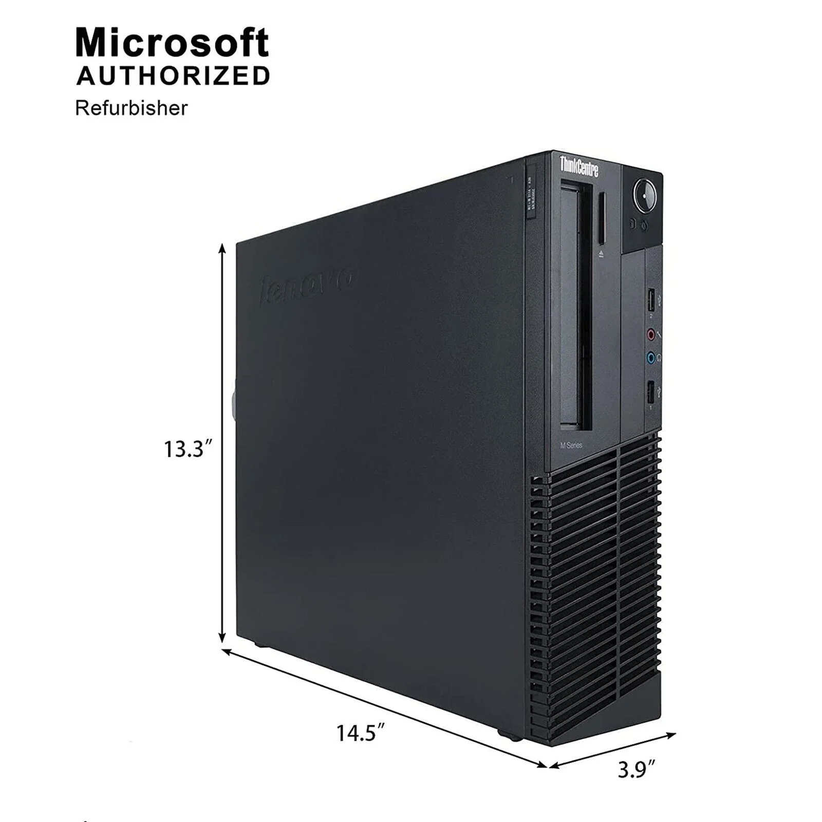 Lenovo M92P Desktop Computer PC Intel Quad-Core i5 3.2GHz Processor 4GB RAM 500GB HDD Windows 11 Pro with AMD Radeon Graphics Card (Roblox Ready)