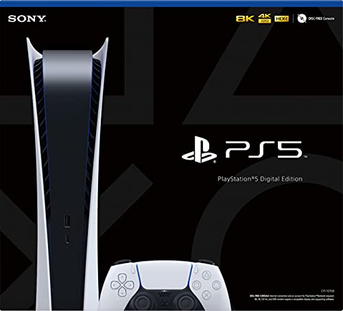 Plays-tation 5 Digital Edition PS-5_ Gaming (Disc Free) Console - M.K.D. (Renewed)