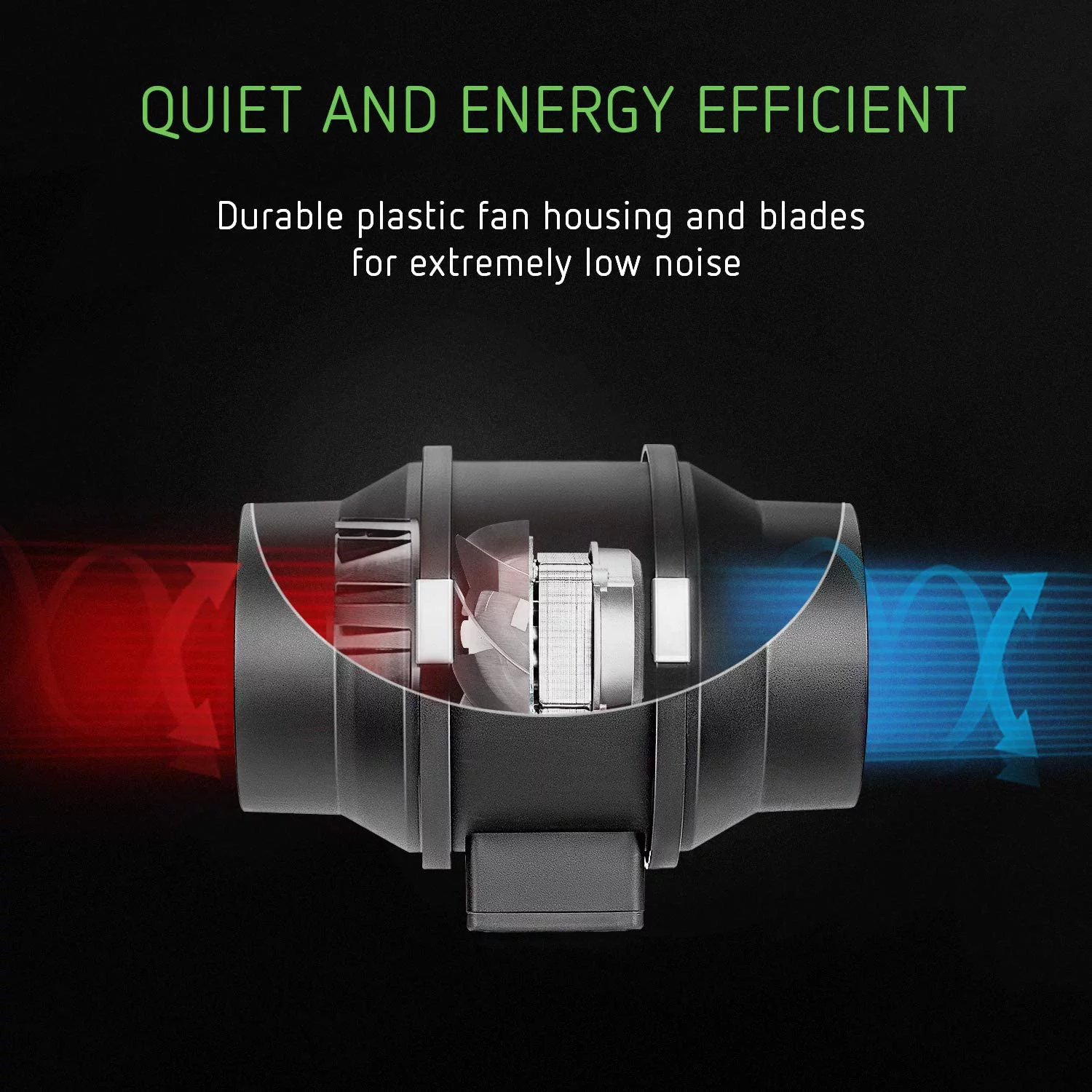 VIVOSUN Ventilation Kit 6 Inch 390 CFM Inline Fan with Speed Controller, 6 Inch Carbon Filter and 16 Feet of Ducting for Grow Tent
