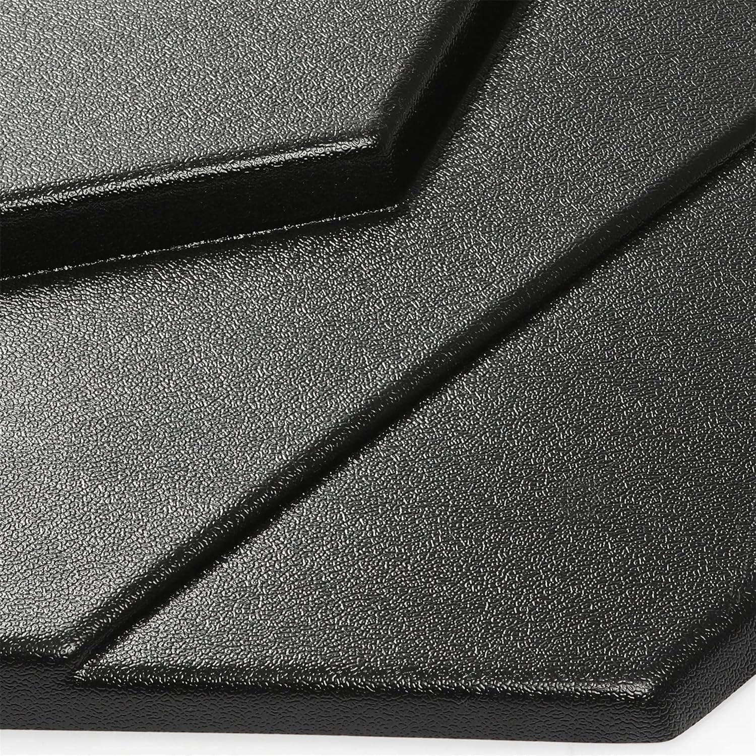 HECASA New Hard Top Roof 2 Piece Compatible with 2005-2022 Kawasaki Mule TRANS 3010 4000 4010 KAF620 KAF950 4 Seater Models/ 2005-2009 Polaris Ranger Crew 700 Plastic Black Replacement for KAF30-030A