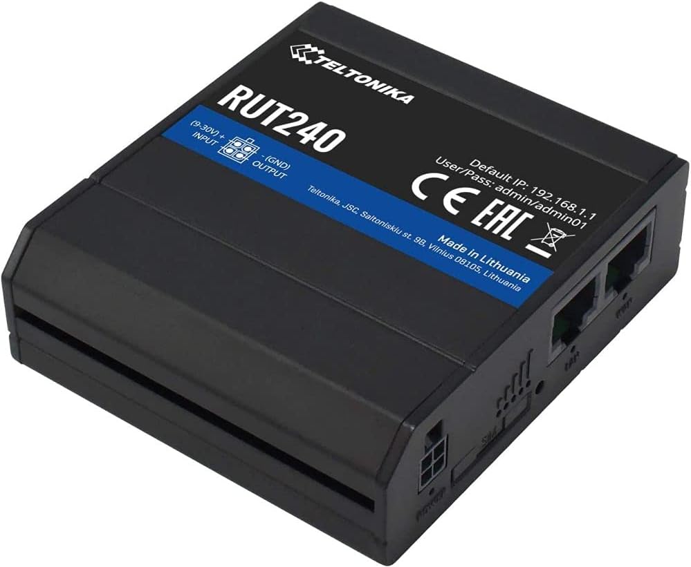 Teltonika RUT240 3G / 4G LTE Router for Verizon (RUT240-02)