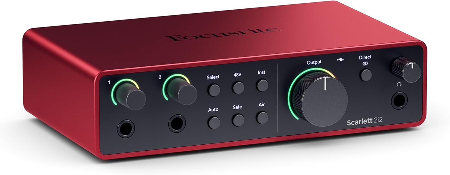 Focusrite Scarlett 2i2 Studio 4th Gen