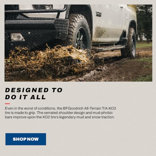 BFGoodrich All-Terrain T/A KO3 Car Tire for Light Trucks, SUVs, and Crossovers, LT275/70R17/E 124/121S