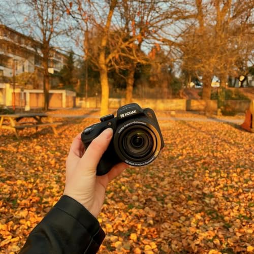 KODAK PIXPRO AZ405-BK 20MP Digital Camera 40X Optical Zoom 24mm Wide Angle Lens Optical Image Stabilization 1080P Full HD Video 3" LCD Vlogging Camera (Black)