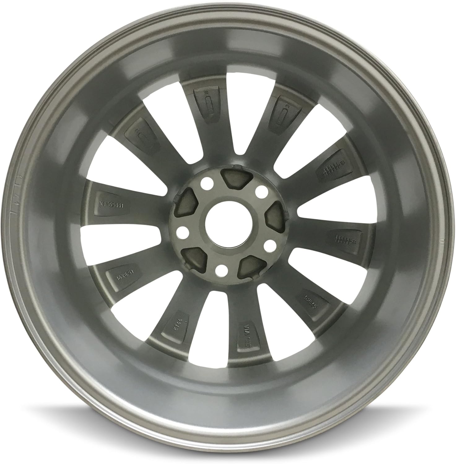 Road Ready Car Wheel For 2012-2015 Volkswagen Passat 2013-2019 Volkswagen Beetle 16 Inch 5 Lug Silver Aluminum Rim Fits R16 Tire - Exact OEM Replacement - Full-Size Spare