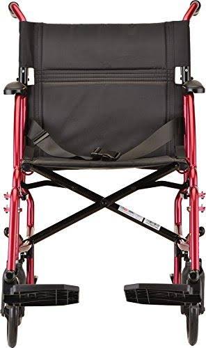 Nova Medical Lightweight Transport Wheelchair, Black 379BK