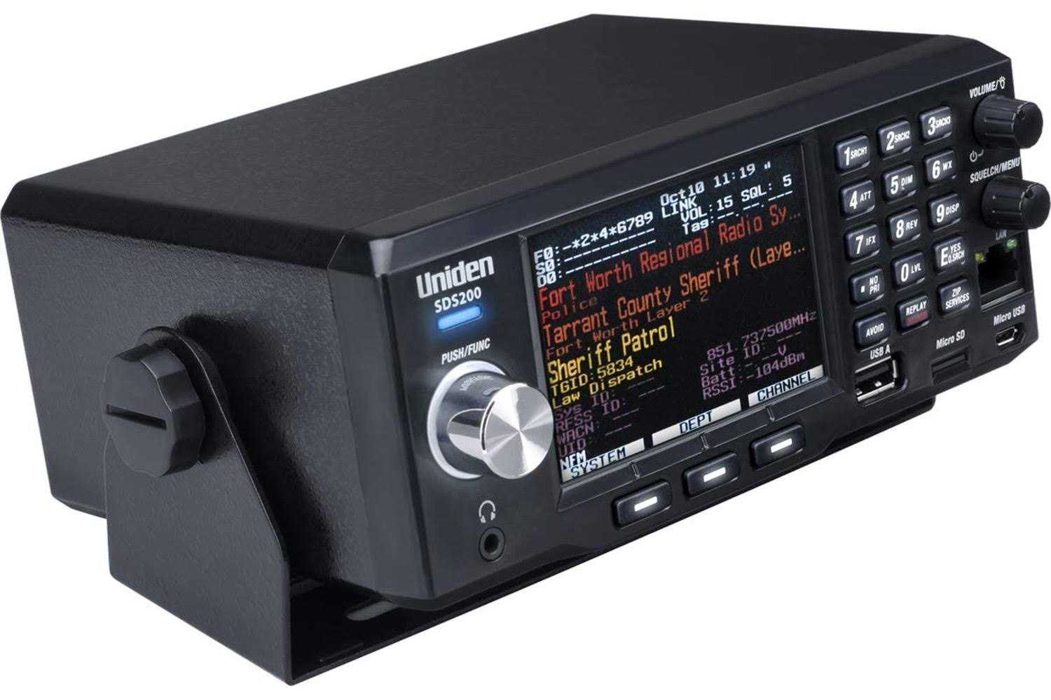 Uniden - True I/Q TrunkTracker X Base/Mobile Scanner - Black