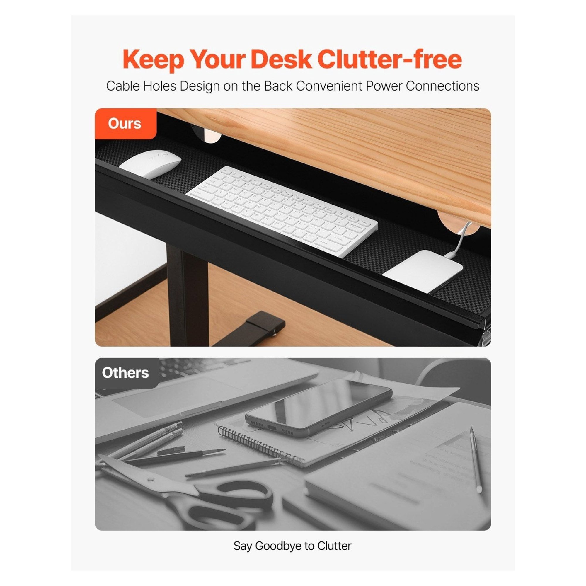 Under Desk Drawer Organizer 33 inch, Slide-out Storage Tray for Home Office, Keyboard Tray, Steel Construction, Space Saver
