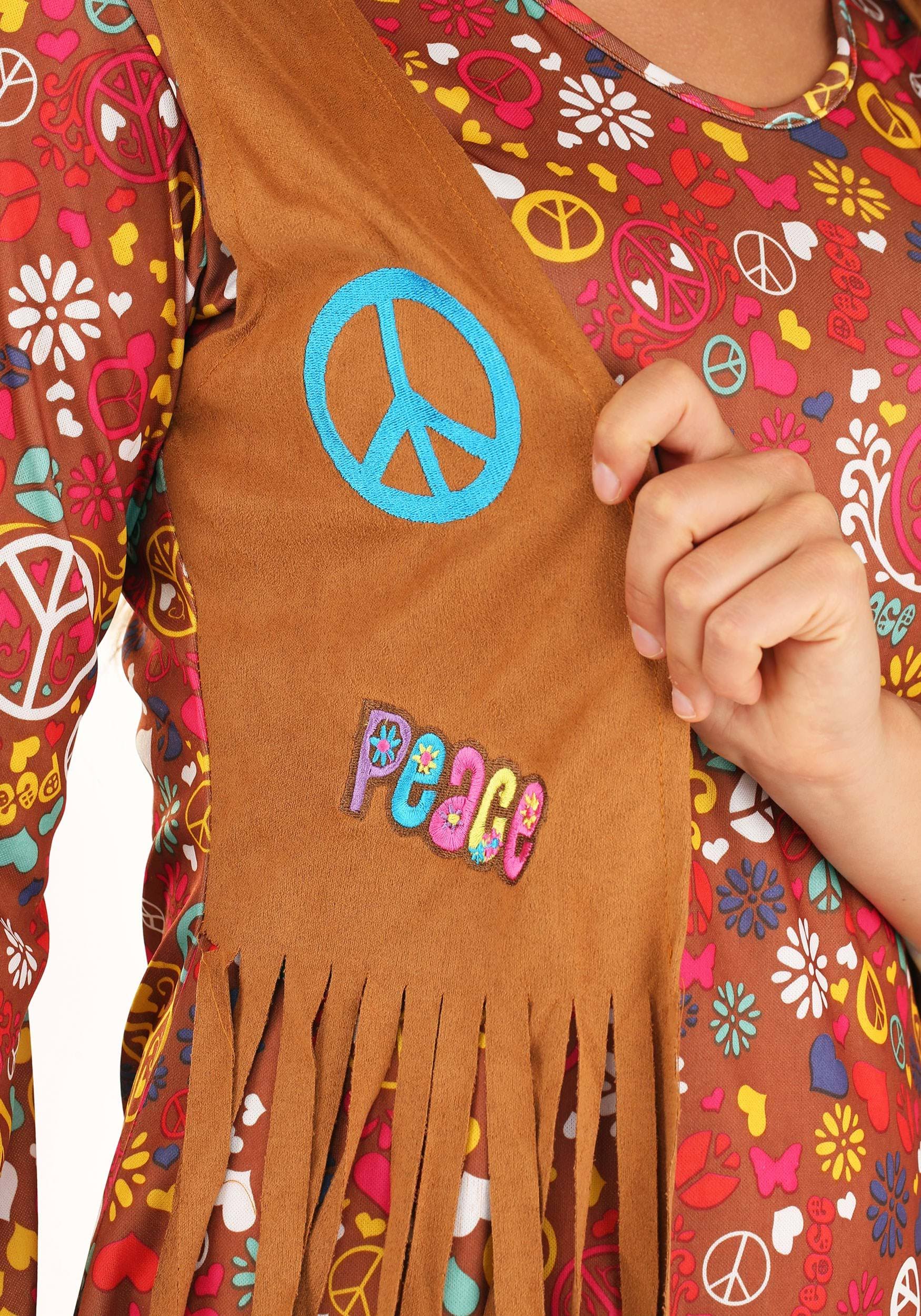 Peace u0026 Love Hippie Adult Costume