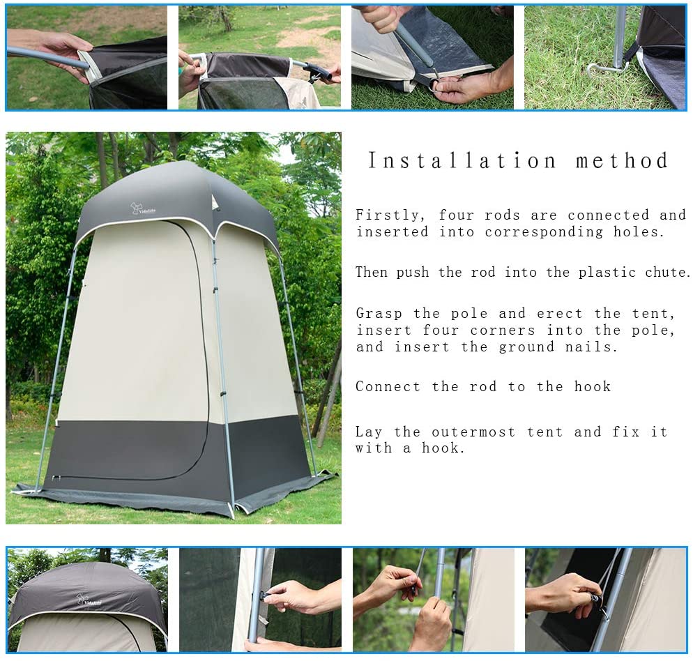 Outdoor Shower Tent Changing Room Privacy Portable Camping Shelters