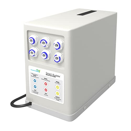 AquaticLife Smart Buddie RO Water Booster Pump Kit Reverse Osmosis Water Filter System RO/DI Filtration Units, Pressure Boost Pumps