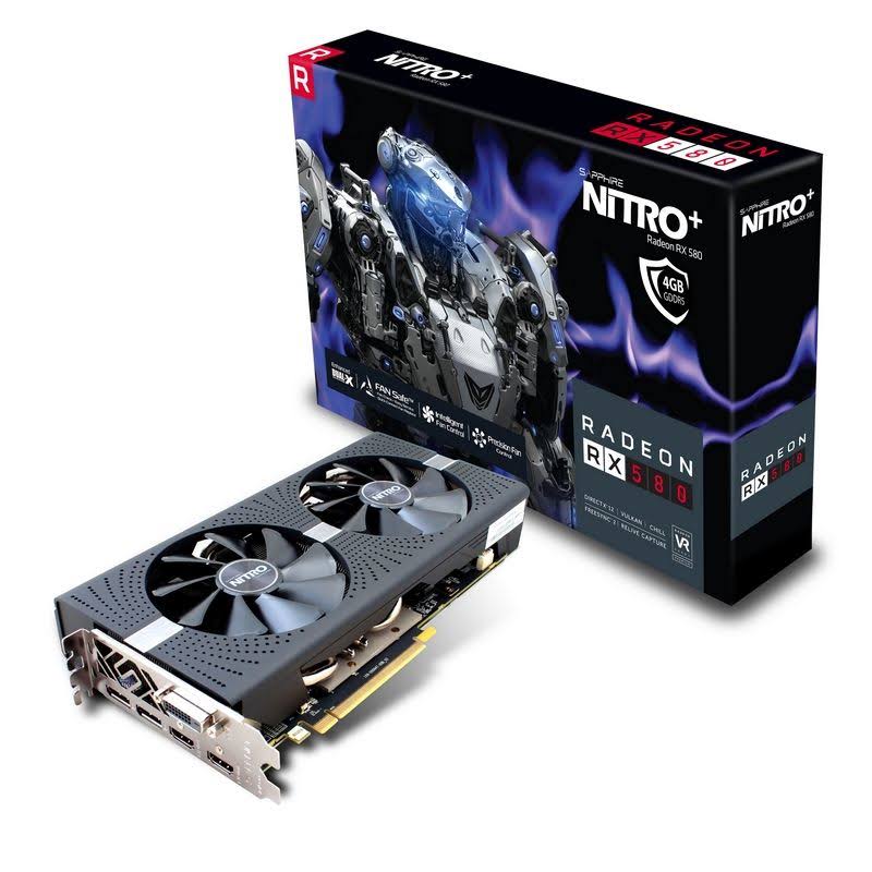 Sapphire Nitro Radeon RX 580 4GB GDDR5 Graphics Card