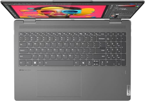 Lenovo Yoga 7i 2-in-1 Laptop - 16" FHD+ Touch, Ultra 5 125U, Intel HD Graphics, 16 GB DDR5, 512 GB SSD, Backlit Keyboard, Wi-Fi6, Win 11 Pro, Designed Mouse&Microsoft Office Lifetime License