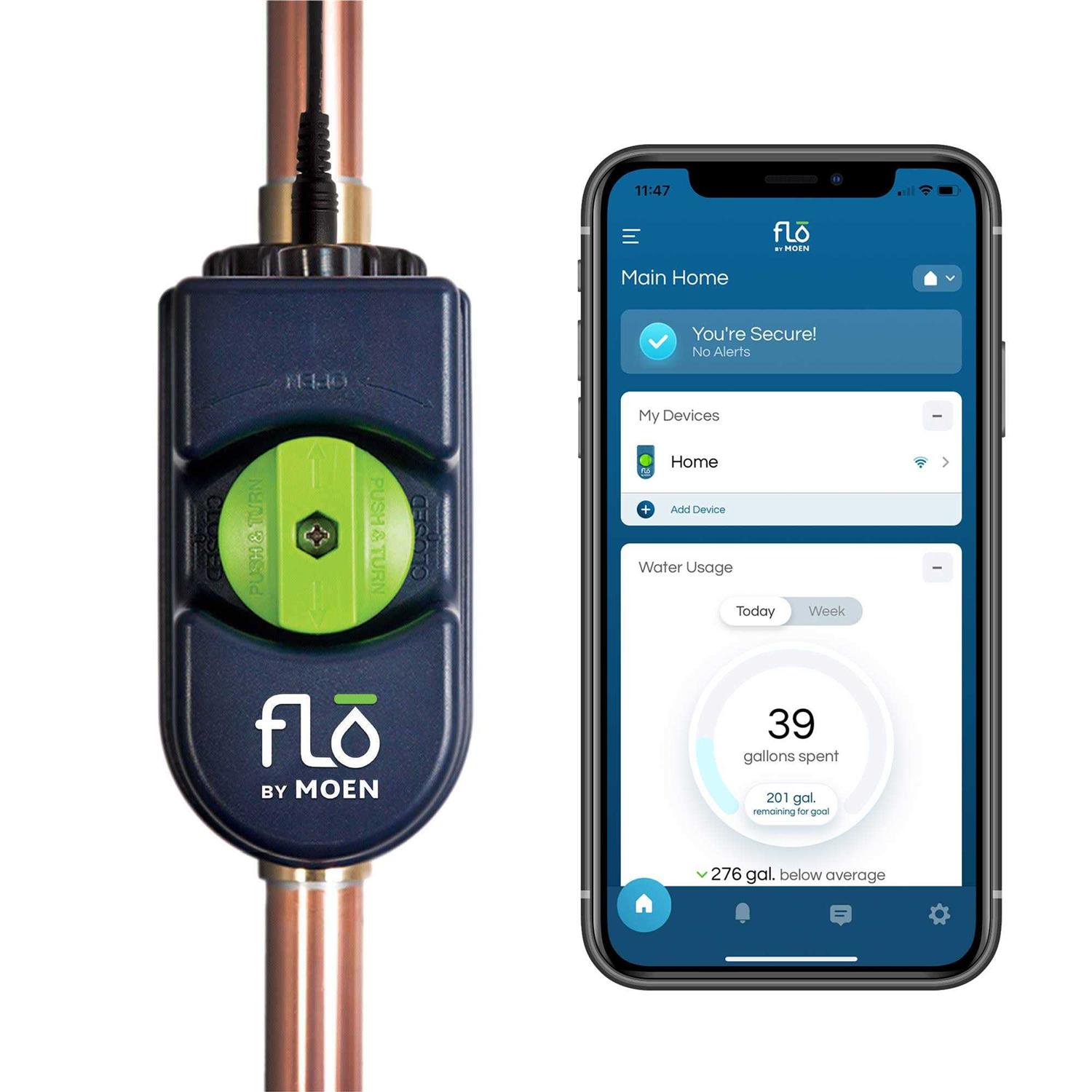 Moen Flo Smart Water Monitor and Shutoff 900-006