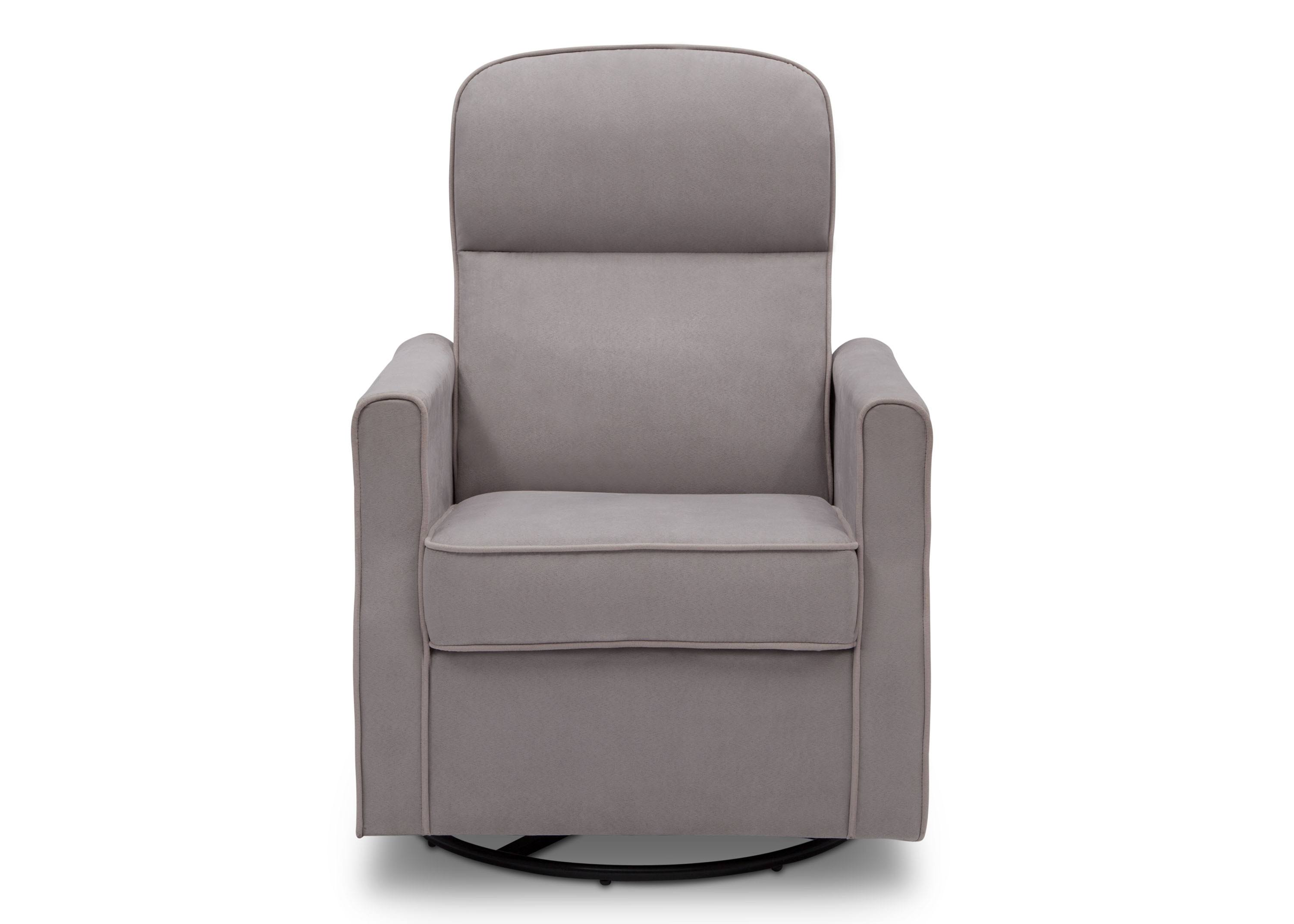 Delta Children Clair Slim Glider Nursery Swivel Rocker Chair - Navy