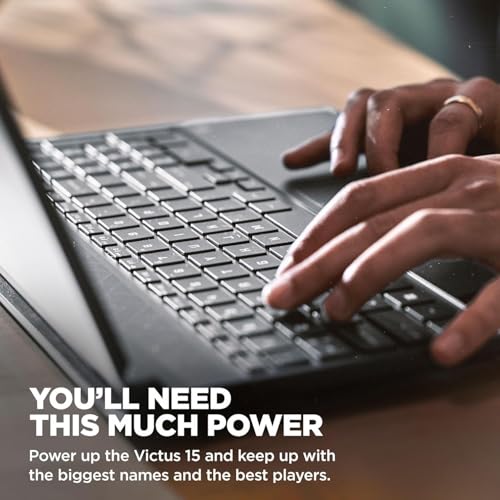 HP Victus 15.6 i5 Gaming Laptop, 15.6 FHD 1920*1080 144Hz, Intel Core i5-12450H, NVIDIA GeForce RTX 3050, 16GB RAM, 1TB SSD, Backlit KB, Touchpad, SD Card Reader, Webcam, HDMI, Wi-Fi 6, W11 H, Blue