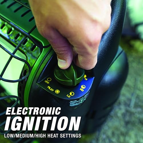 Mr. Heater 4,000-18,000 BTU Green Big Buddy Portable Liquid Propane Heater