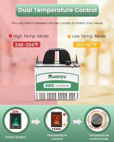 Huanyu Glasses Frame Warmer Adjustable Optical Framing Warming Machine Glasses Baking Lamp Optical Instrument 800W 110V/220V