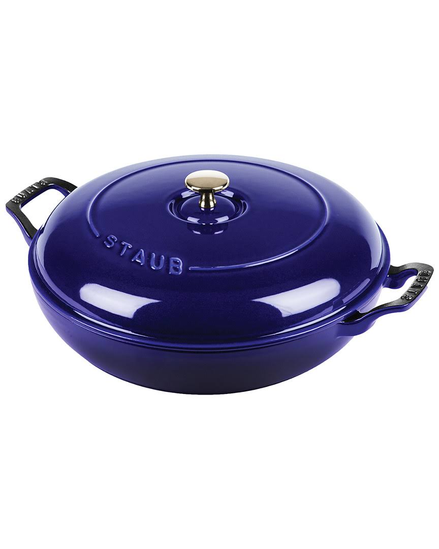 Staub - Cast Iron 3.5-qt Braiser - Dark Blue
