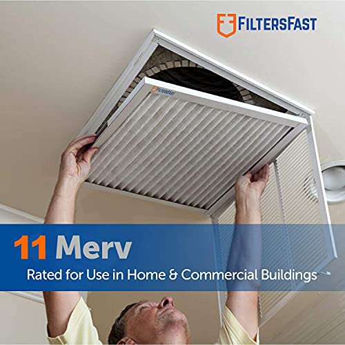 Filters Fast Pleated Air Filter Merv 11, 2” AC Furnace Air Filters, Made in the USA, 6 Pack
