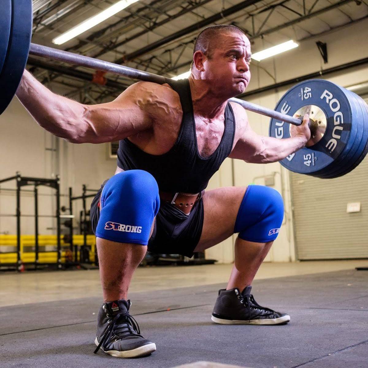 Sling Shot Strong Knee Sleeves by Mark Bell - Blue