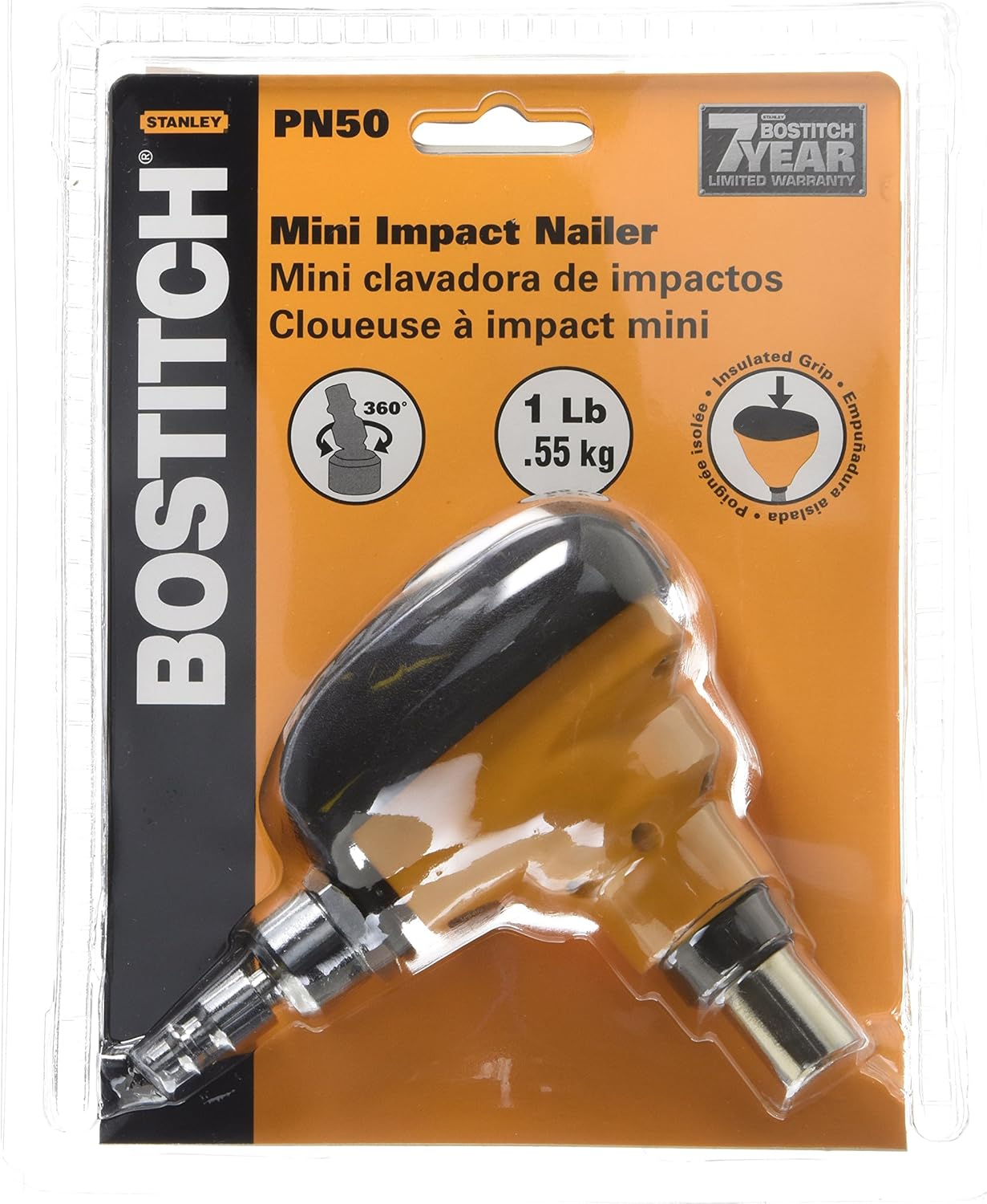 BOSTITCH Palm Nailer, Mini Impact (PN50) Pack of 2