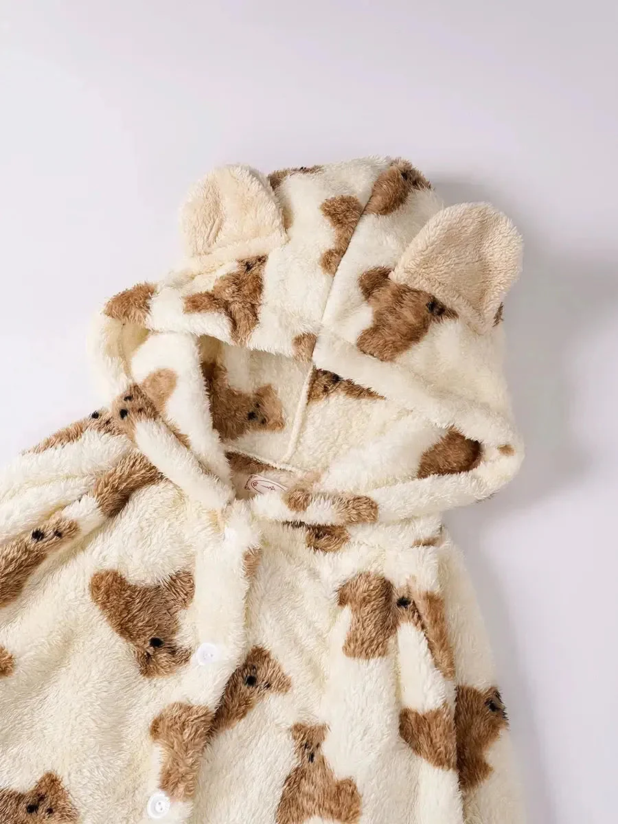 'Ginger Bear' Kawaii Fleeced Bear Pattern Rope