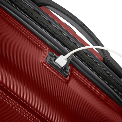 Samsonite Omni 2 Hardside Expandable Luggage with Spinner Wheels, 2-Piece Set (19/24), Lagoon Blue