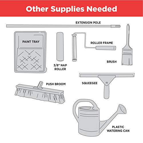 Rust-Oleum 261845 EpoxyShield Garage Floor Coating , 2 gal, Gray, 2.5 Car Kit