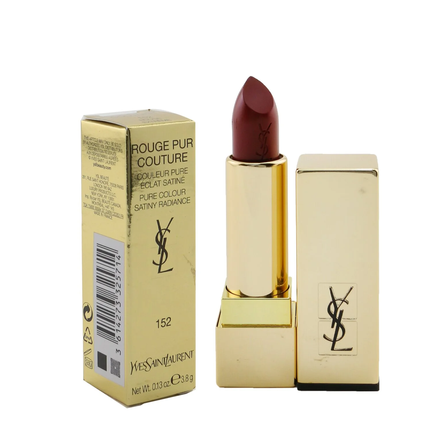 Yves Saint Laurent Rouge Pur Couture - #151 Rouge Unapologetic  3.8g/0.13oz